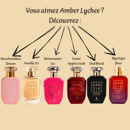 Kenzie Amber Lychee 100 ml - Eau de parfum - Mixte
